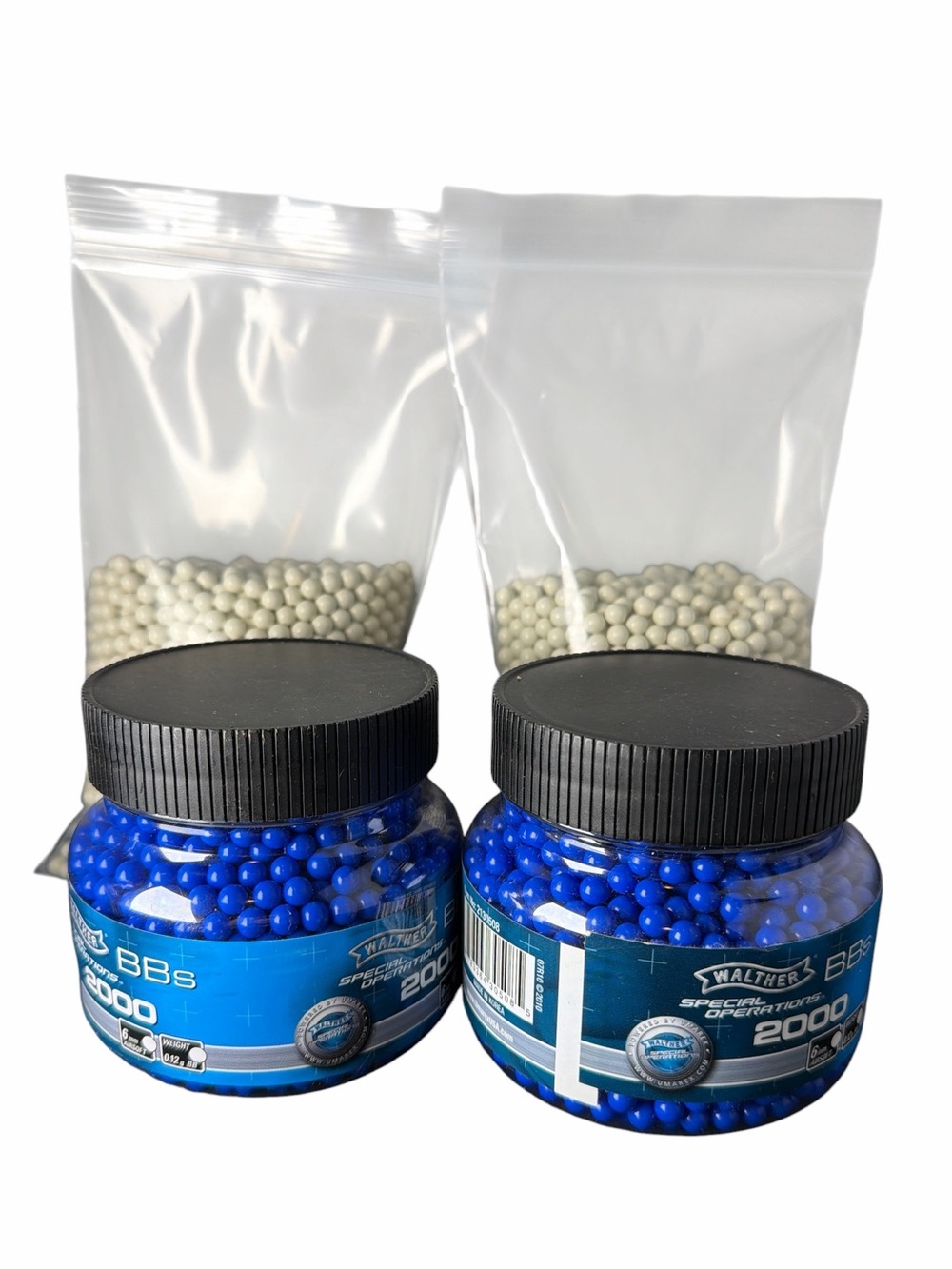 Walther 6mm 0.12g Airsoft Ammo BBs Special Operations Blue 2000pcs lot